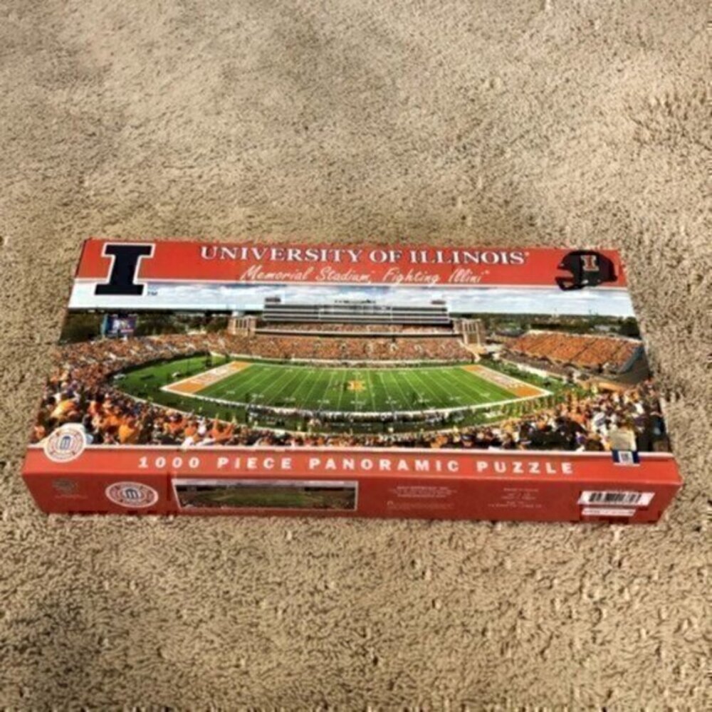 University of Illinois Memorial Stadium Fighting Illini 1000 Pieces puzzle